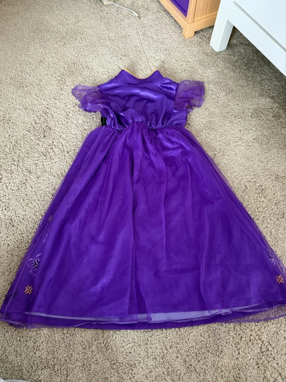 Disney Purple Anna Girls Night Gown Dress size 3T - Picture 3 of 3